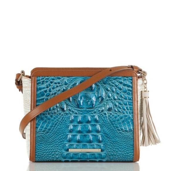 Brahmin Bags Brahmin Carrie Crossbody Lagoon Eckford New With Tags